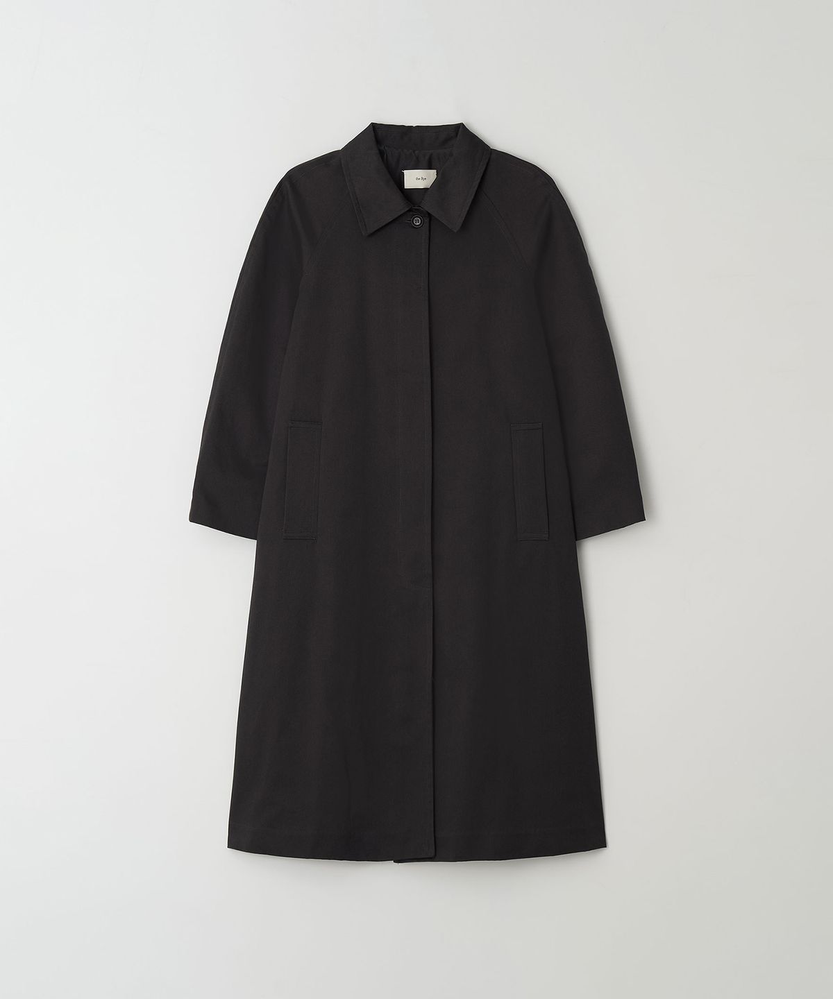 더라이(THERYE) Balmacan Trench Coat(Charcoal)
