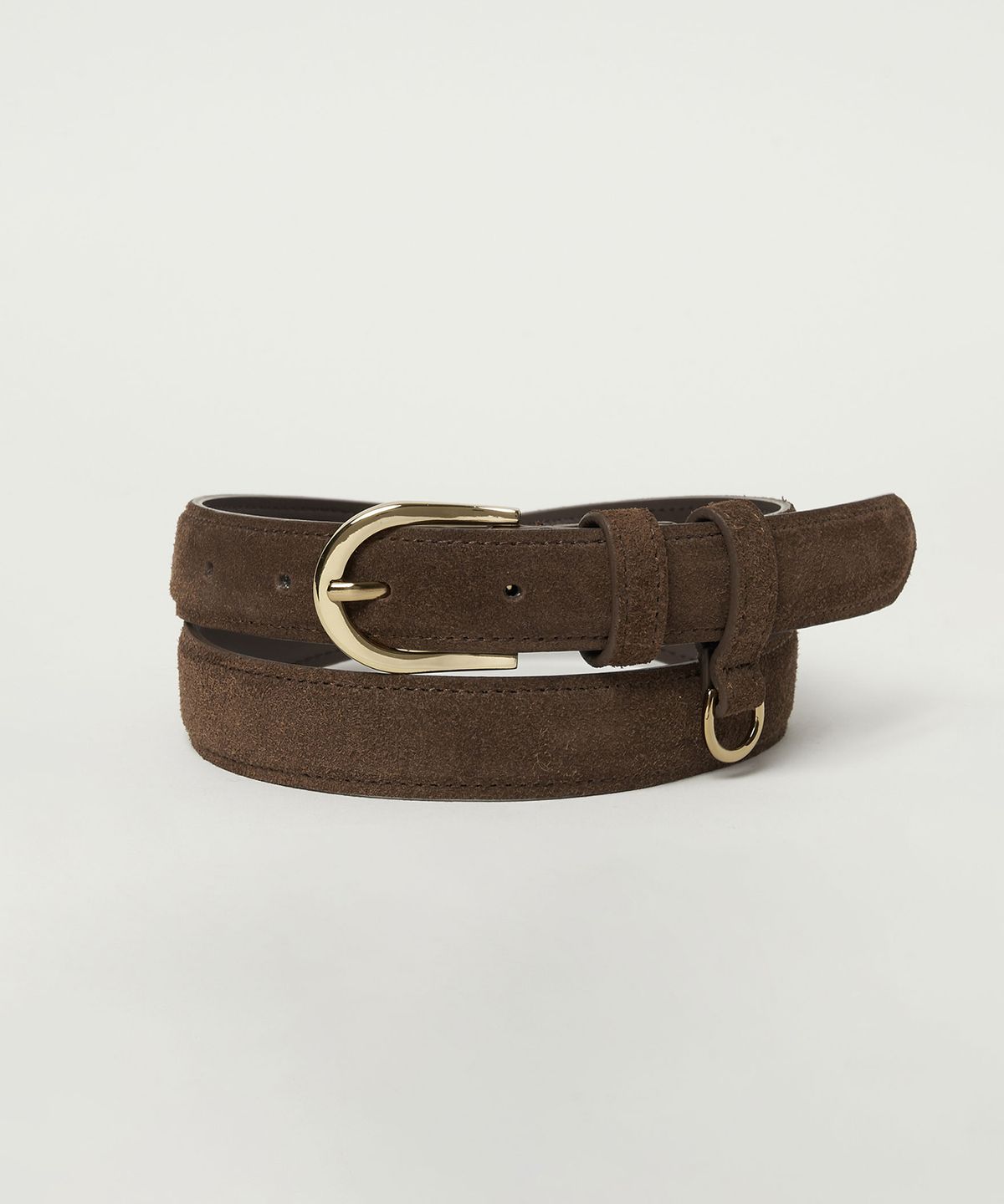 더라이(THERYE) Suede Classic Belt(Brown)