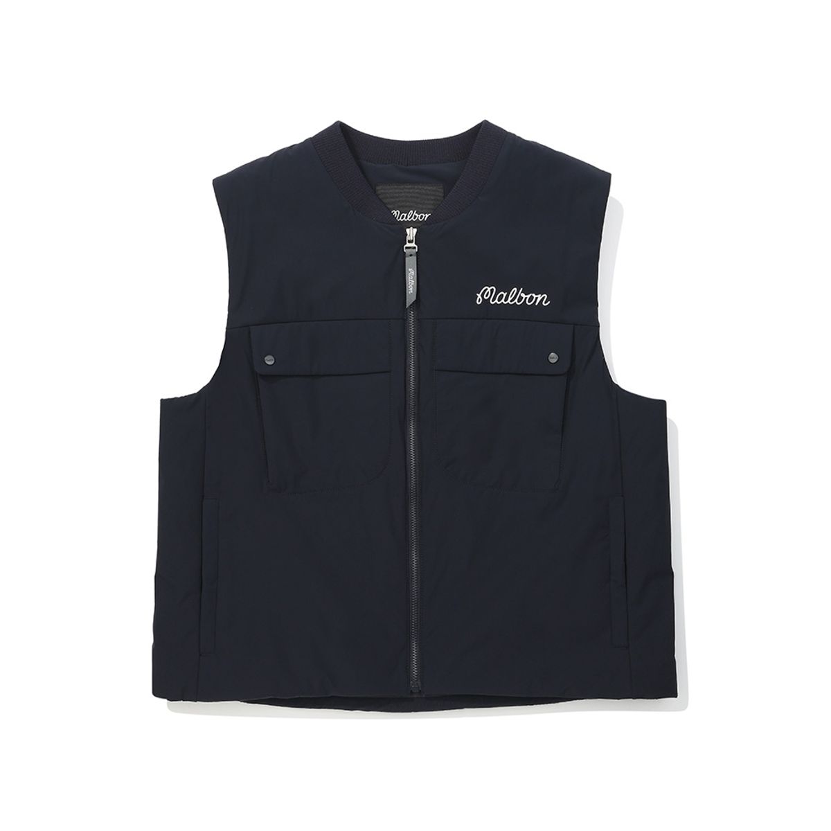 말본 골프(MALBON GOLF) 소프트 인슐레이션 우븐 베스트 NAVY (WOMAN)