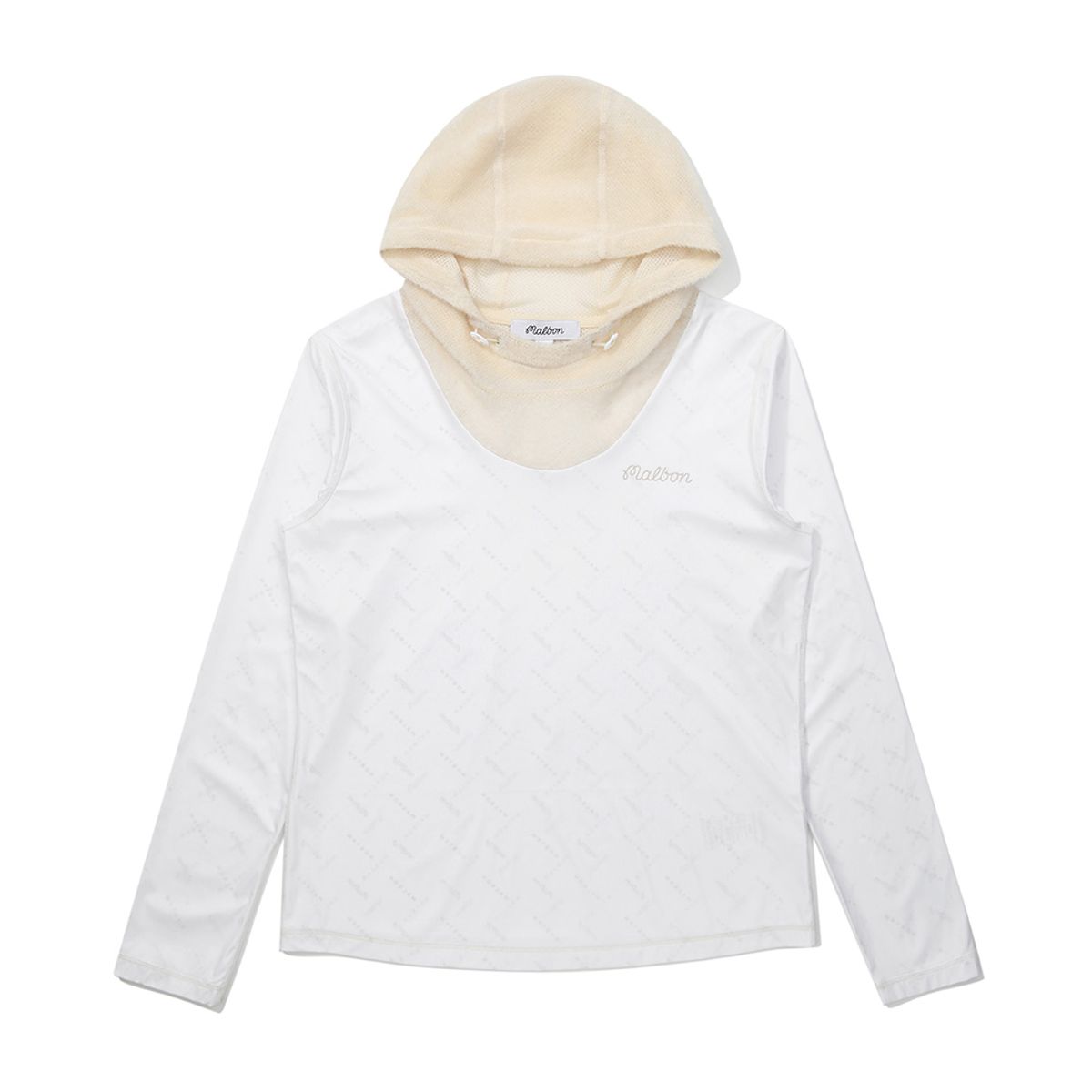 말본 골프(MALBON GOLF) 방풍 안감 후드 이너 BEIGE (WOMAN)