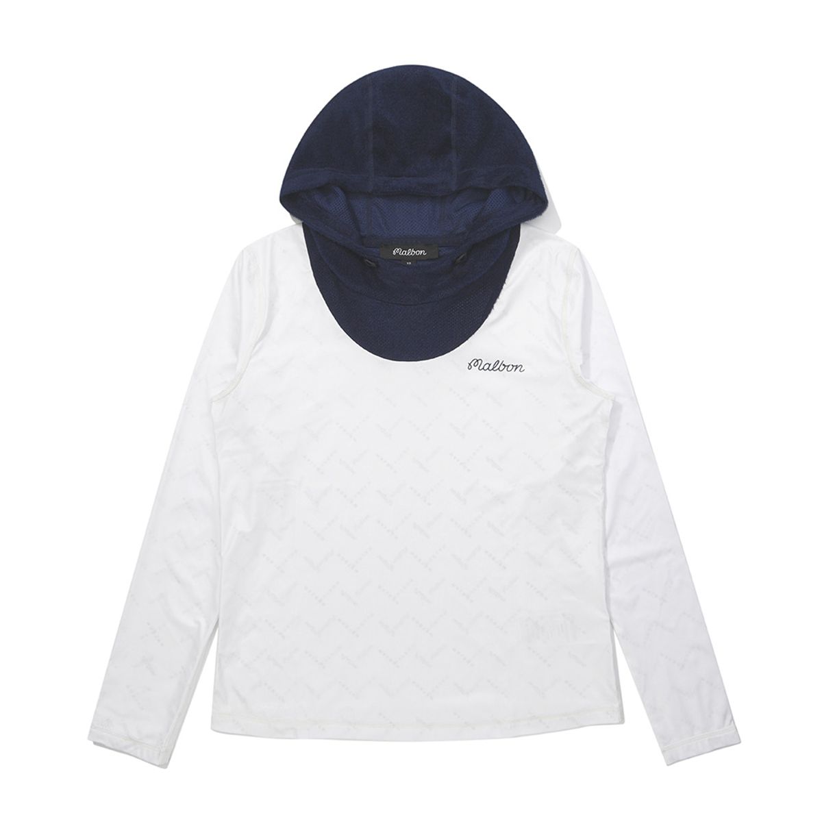 말본 골프(MALBON GOLF) 방풍 안감 후드 이너 NAVY (WOMAN)