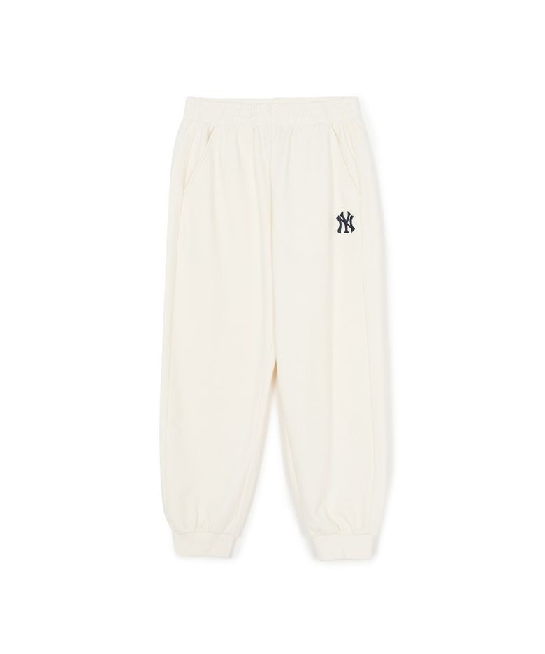 베이직 스몰로고 조거 팬츠 NY (Ivory)