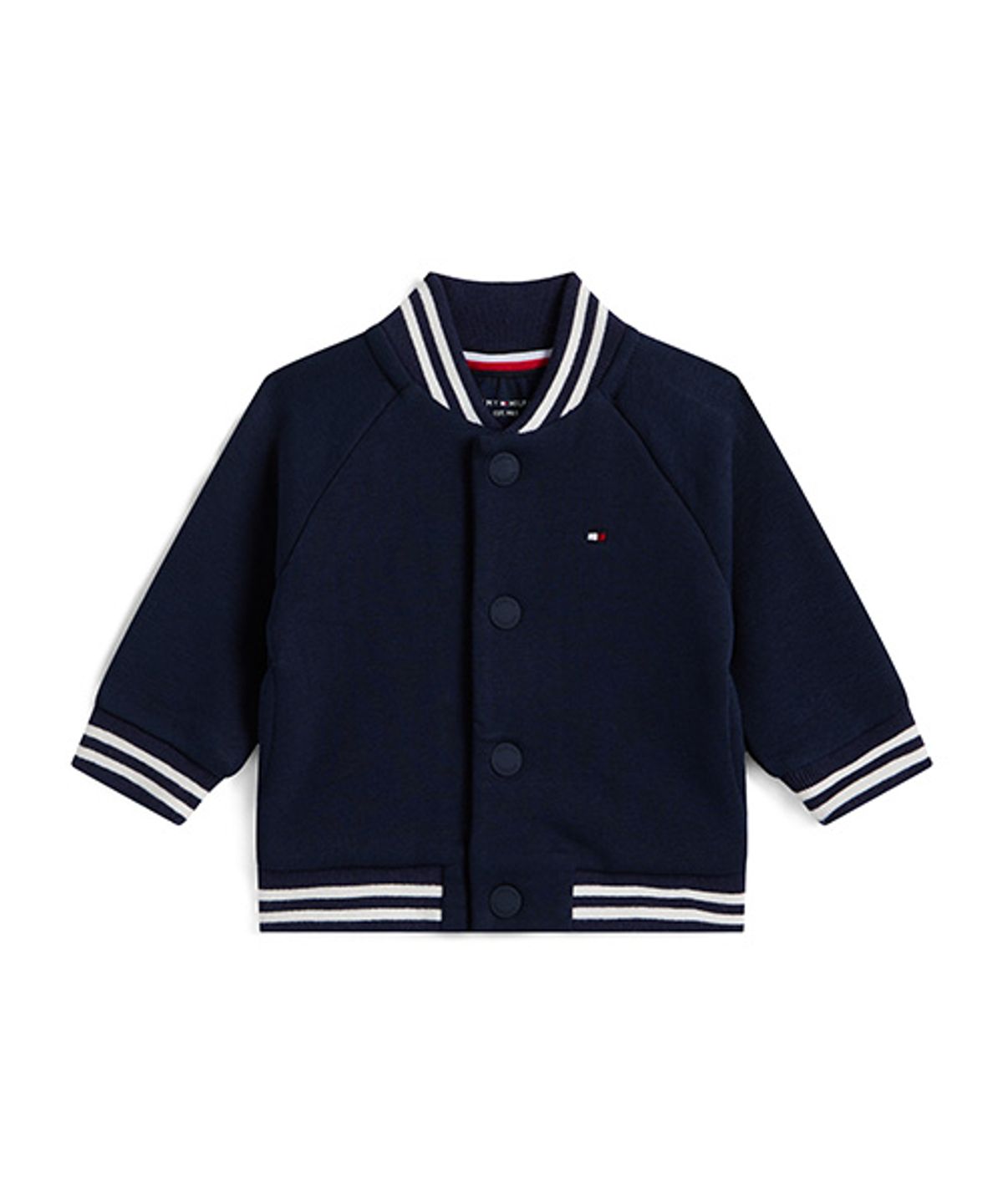 타미힐피거 키즈(TOMMY HILFIGER KIDS) 모노타입 버튼 봄버 재킷