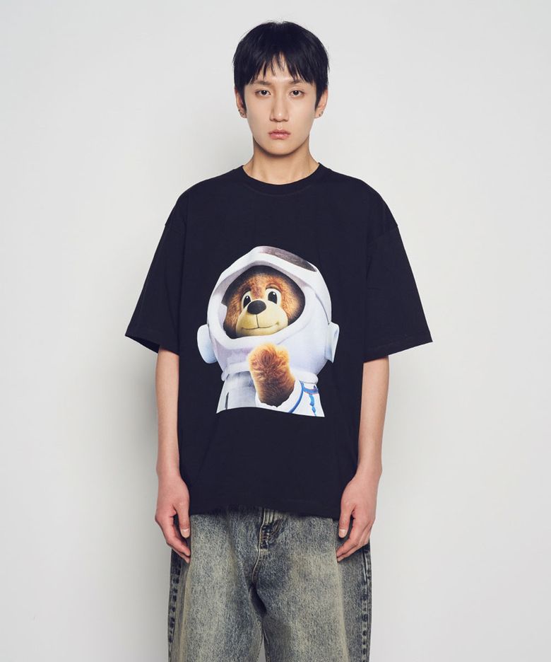AC BEAR BABY FACE ASTRONAUT SHORT SLEEVE T-SHIRT