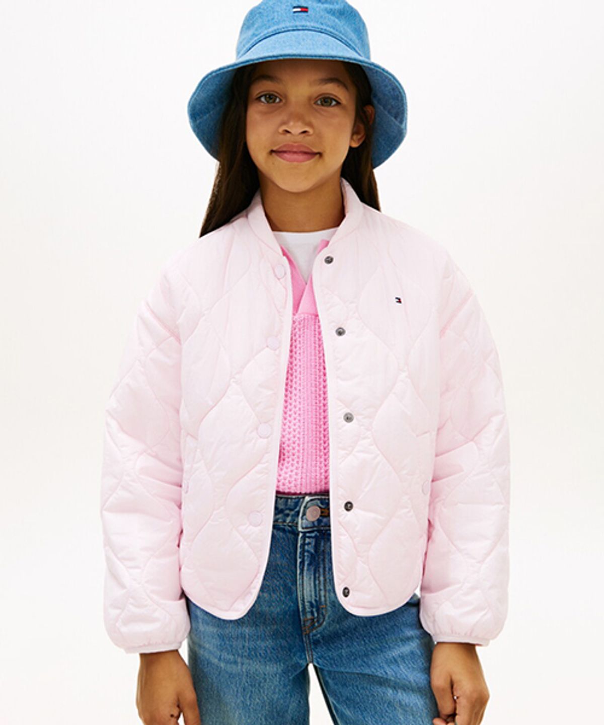 타미힐피거 키즈(TOMMY HILFIGER KIDS) 파이핑 퀼팅 재킷