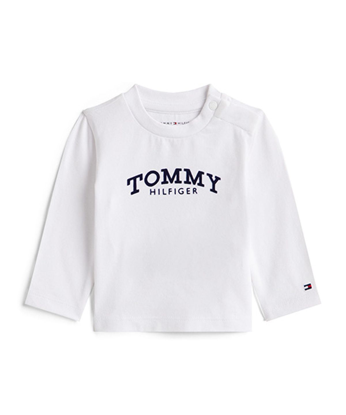타미힐피거 키즈(TOMMY HILFIGER KIDS) 모노타입 벨벳 로고 티셔츠