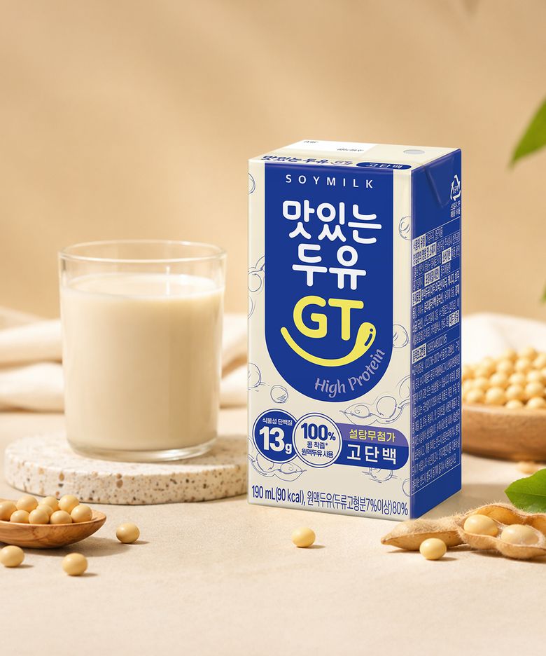 [24개] 맛있는 두유 GT 고단백 190ml