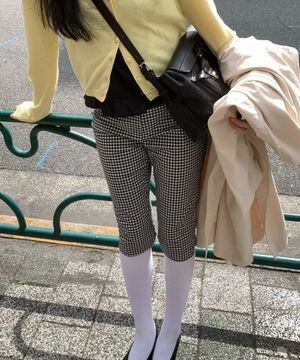 [쁨이 PICK] CIGARETTE MID PANTS_CHECK