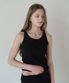 50s EMBROIDERED SLEEVELESS T-SHIRT_BLACK