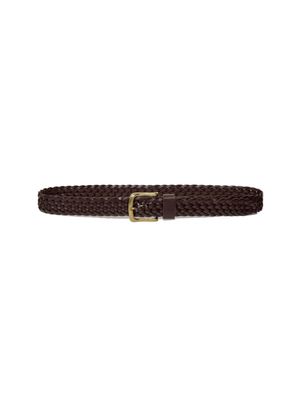 G CLASSIC BRAIDED BELT (BROWN)