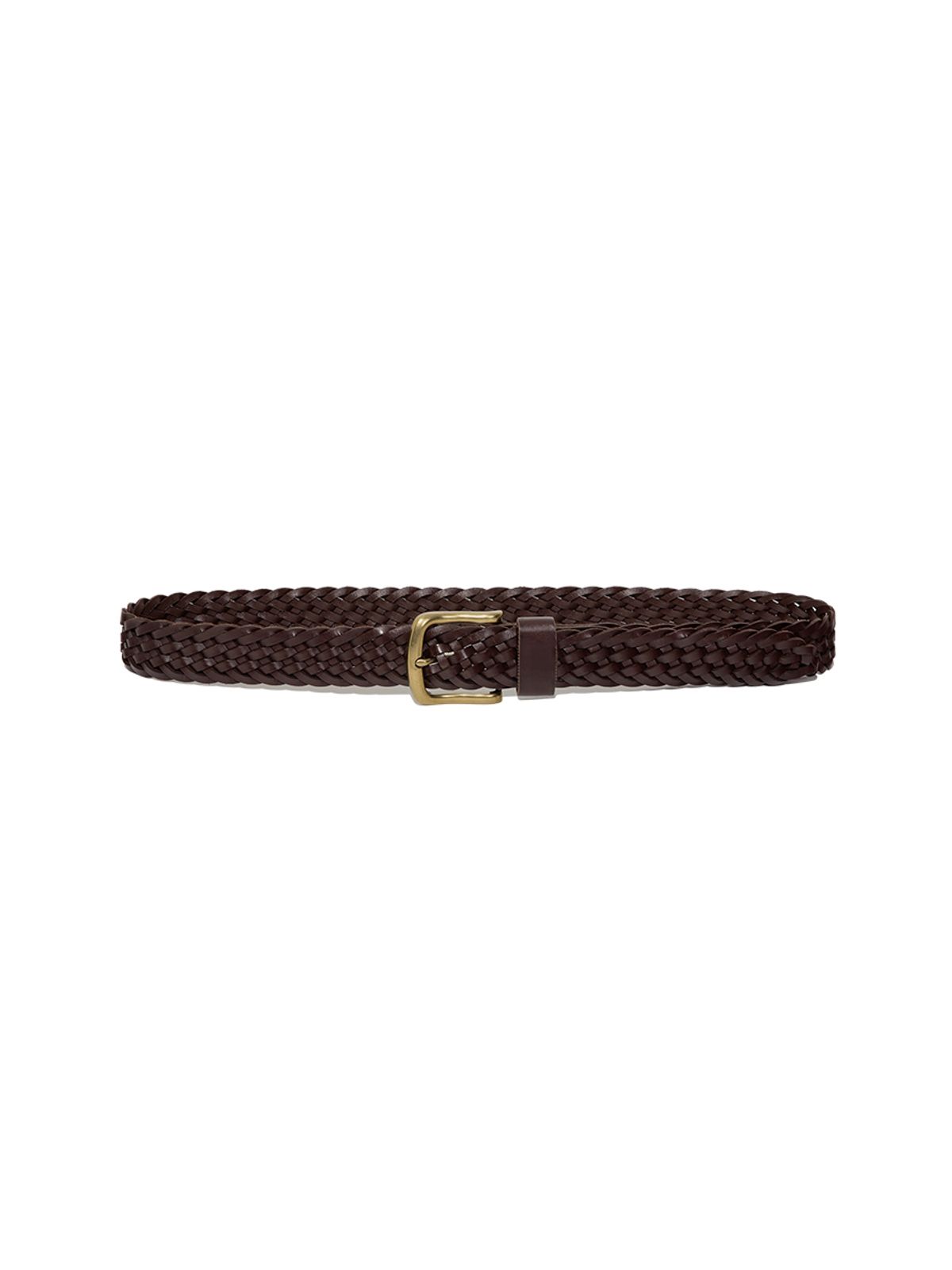 글로니(GLOWNY) G CLASSIC BRAIDED BELT (BROWN)