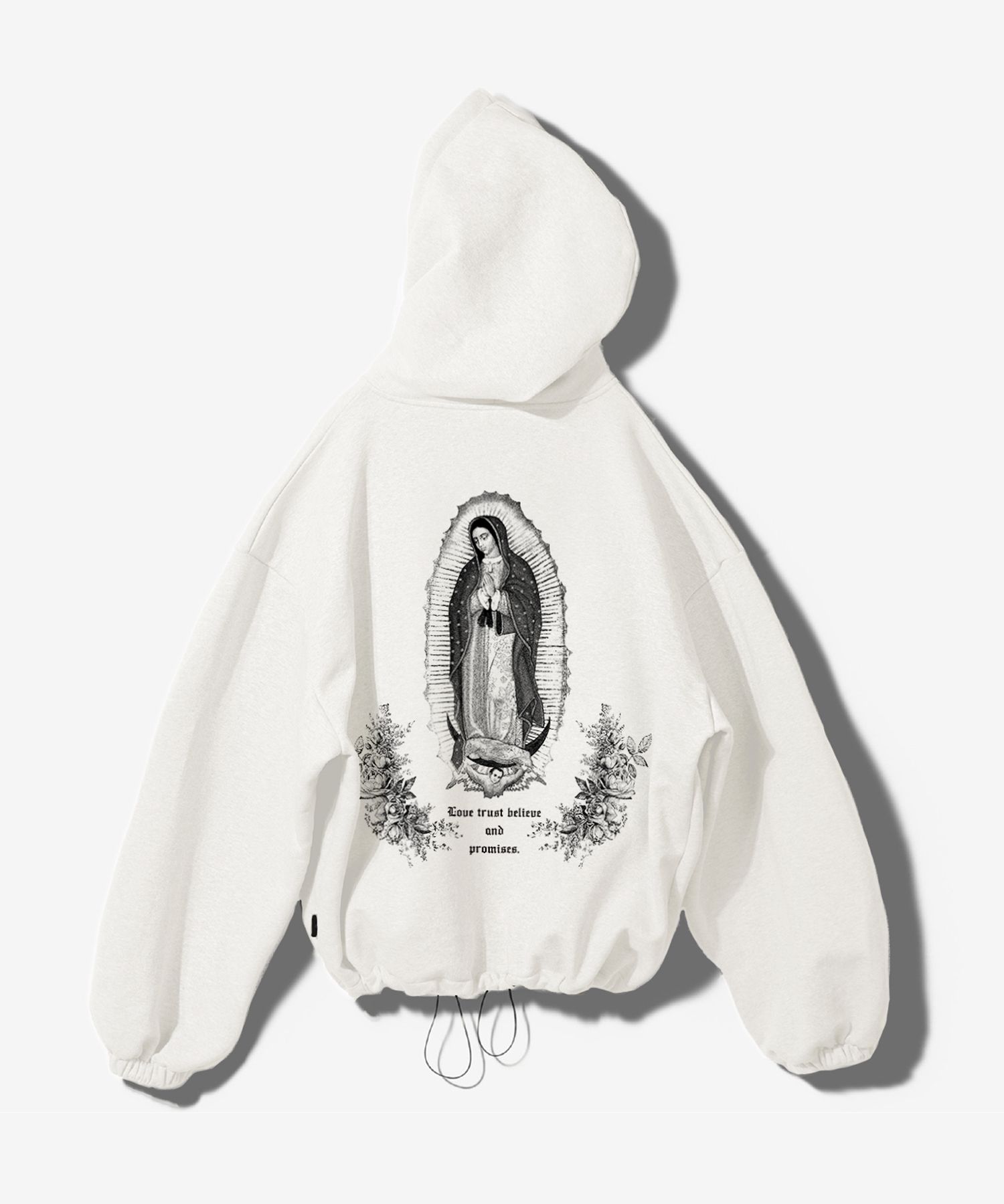 MUSINSA公式 | FANSHOW GUADALUPE STRING MID LENGTH HOODED ZIP UP