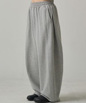 [사계절or기모_원단선택]커브드 사이드턱 스트링 스웨트 팬츠