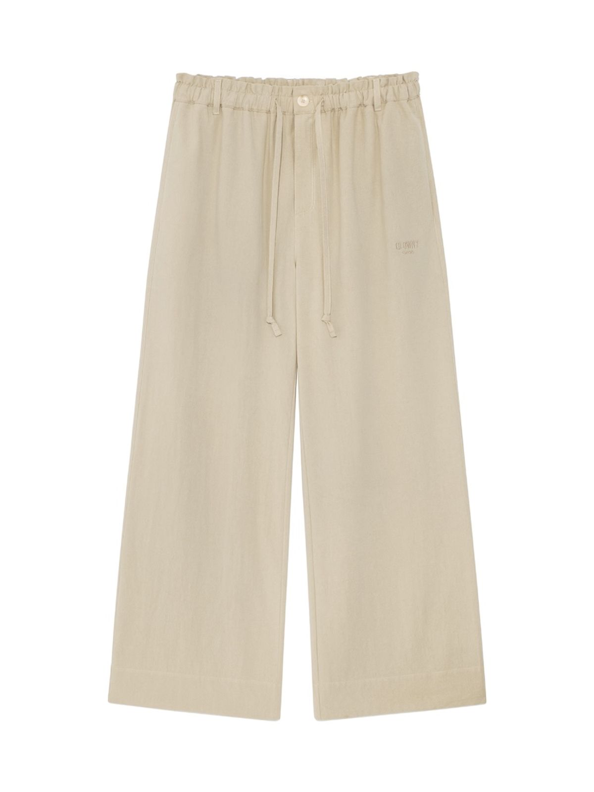 글로니(GLOWNY) G LIGHT STRING PANTS (BEIGE)
