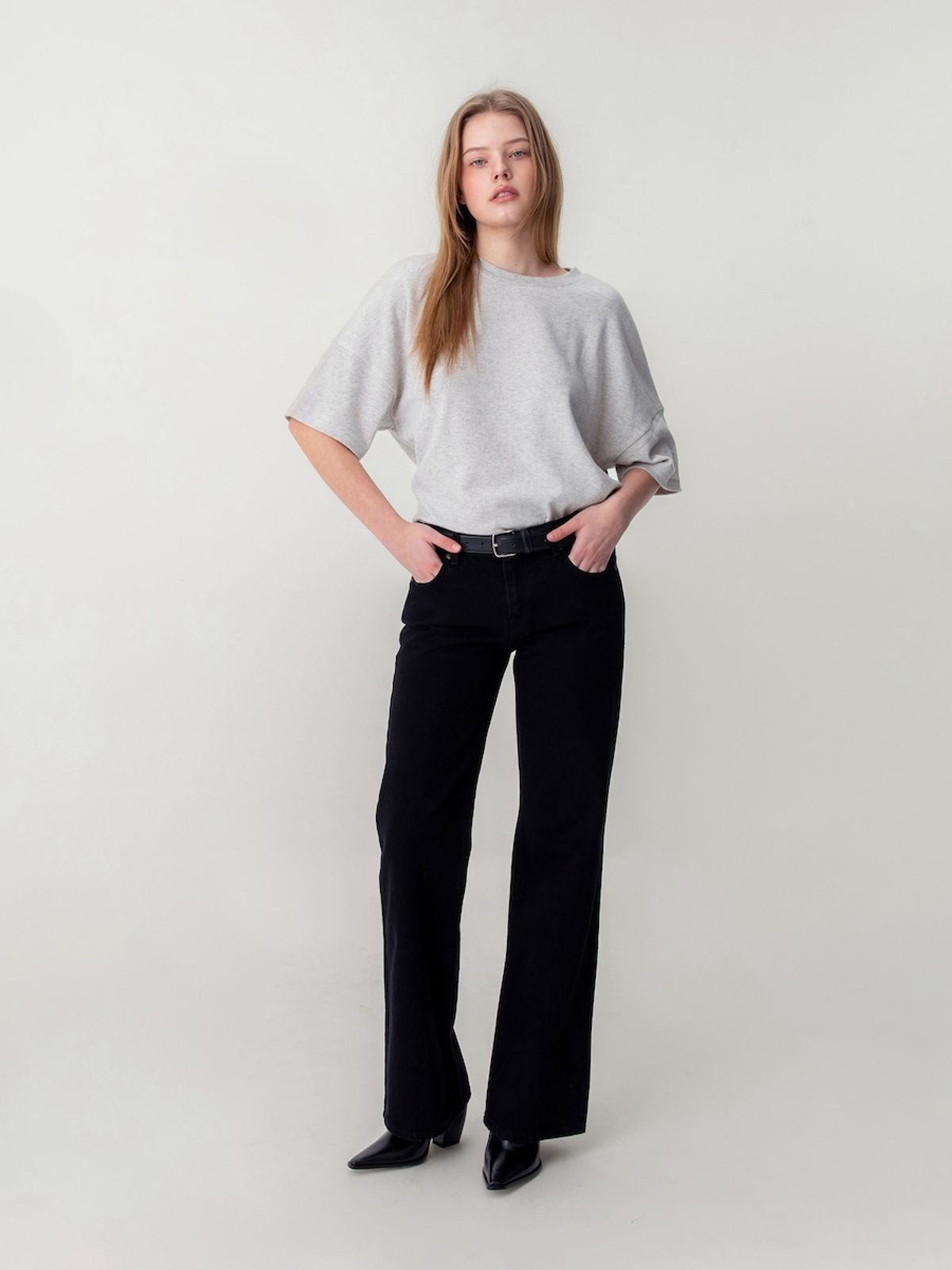 글로니(GLOWNY) THE RODEO JEANS (BLACK)