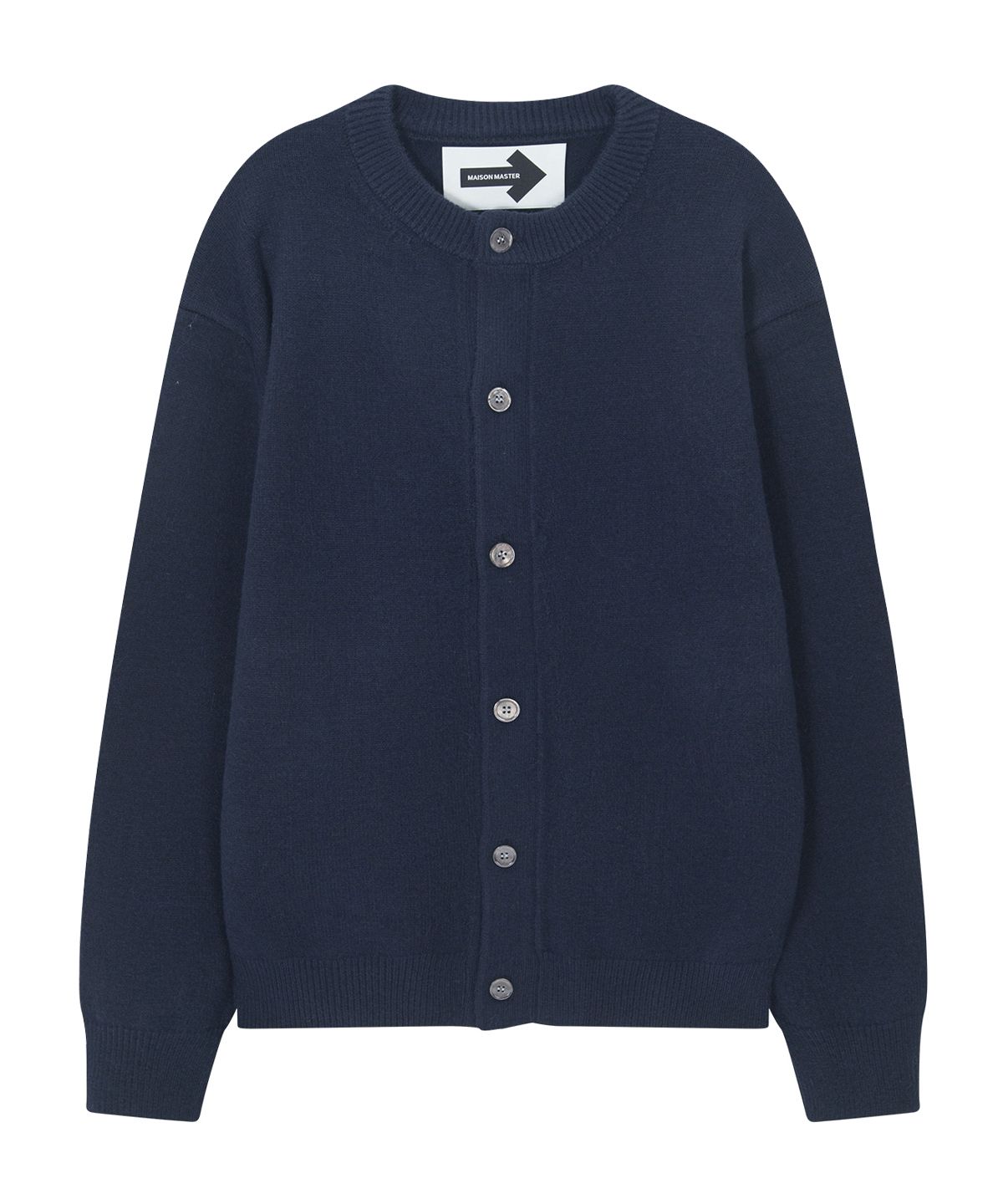메종마스터(MAISON MASTER) 라운드 가디건 네이비 (round cardigan /navy)