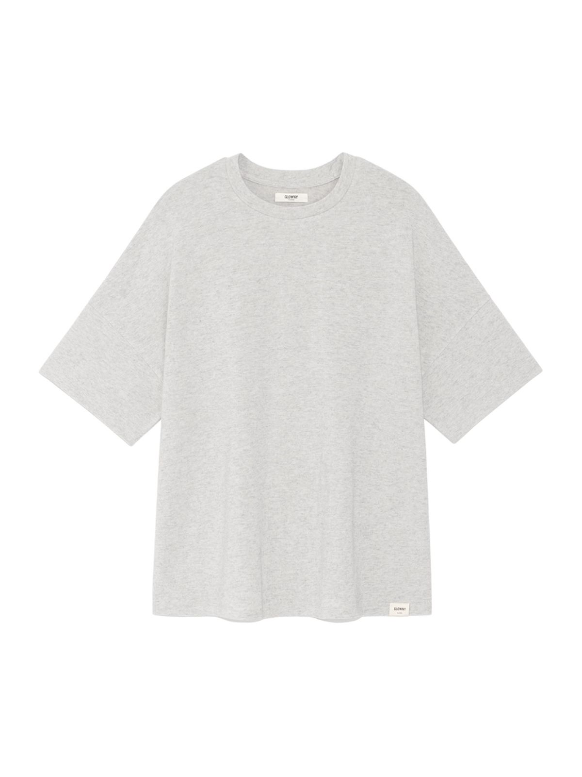 글로니(GLOWNY) G COZY BOX TEE (MELANGE GRAY)
