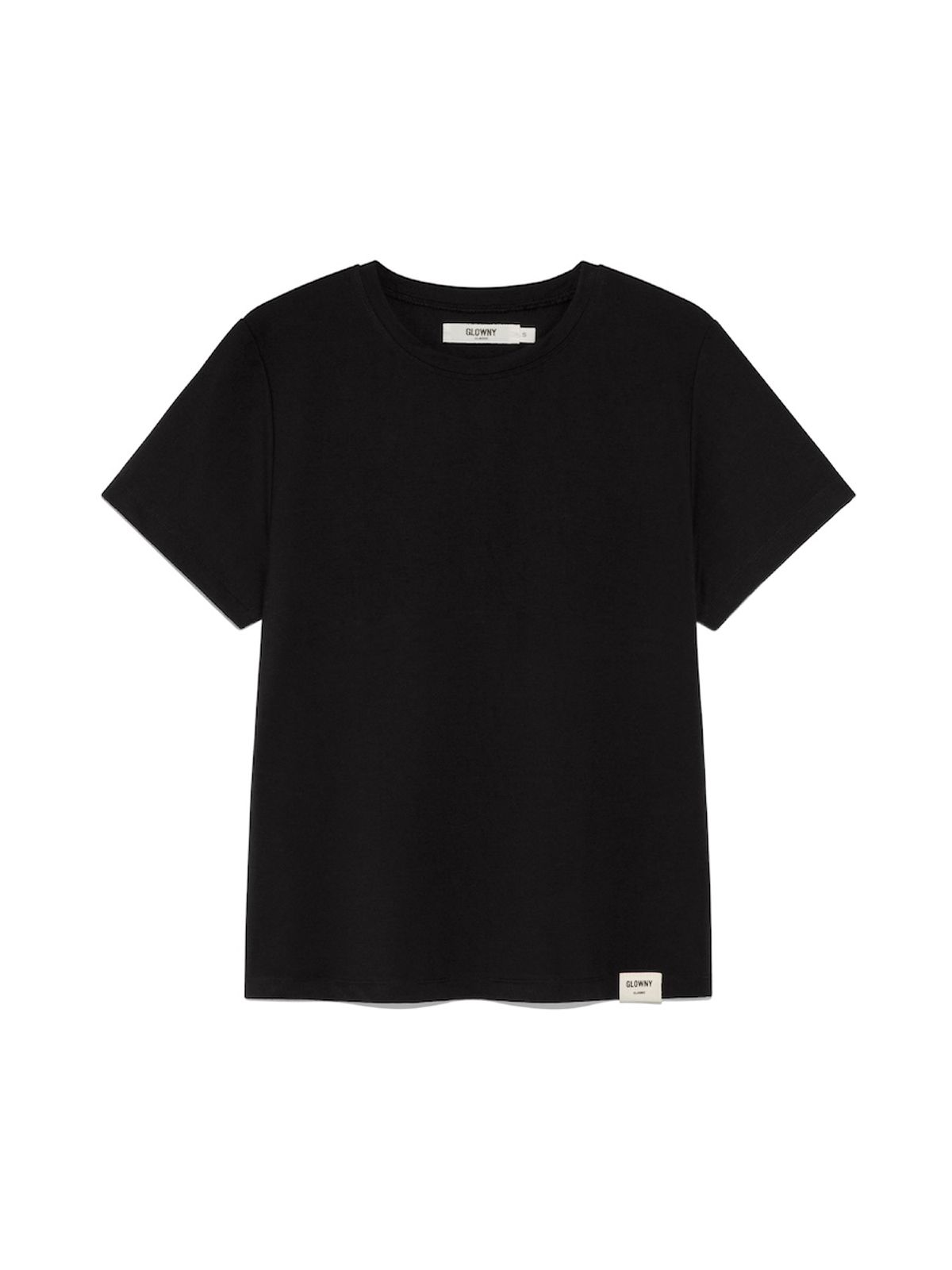 글로니(GLOWNY) G SOFT FITTED TEE (BLACK)