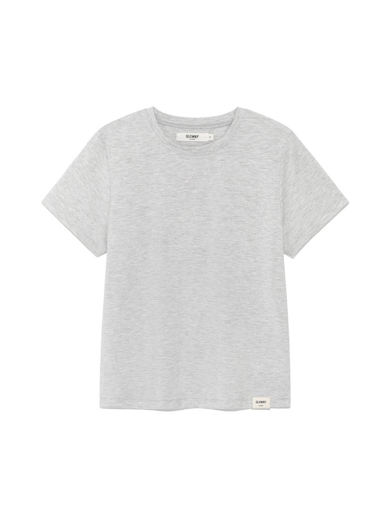 G SOFT FITTED TEE (MELANGE GRAY)