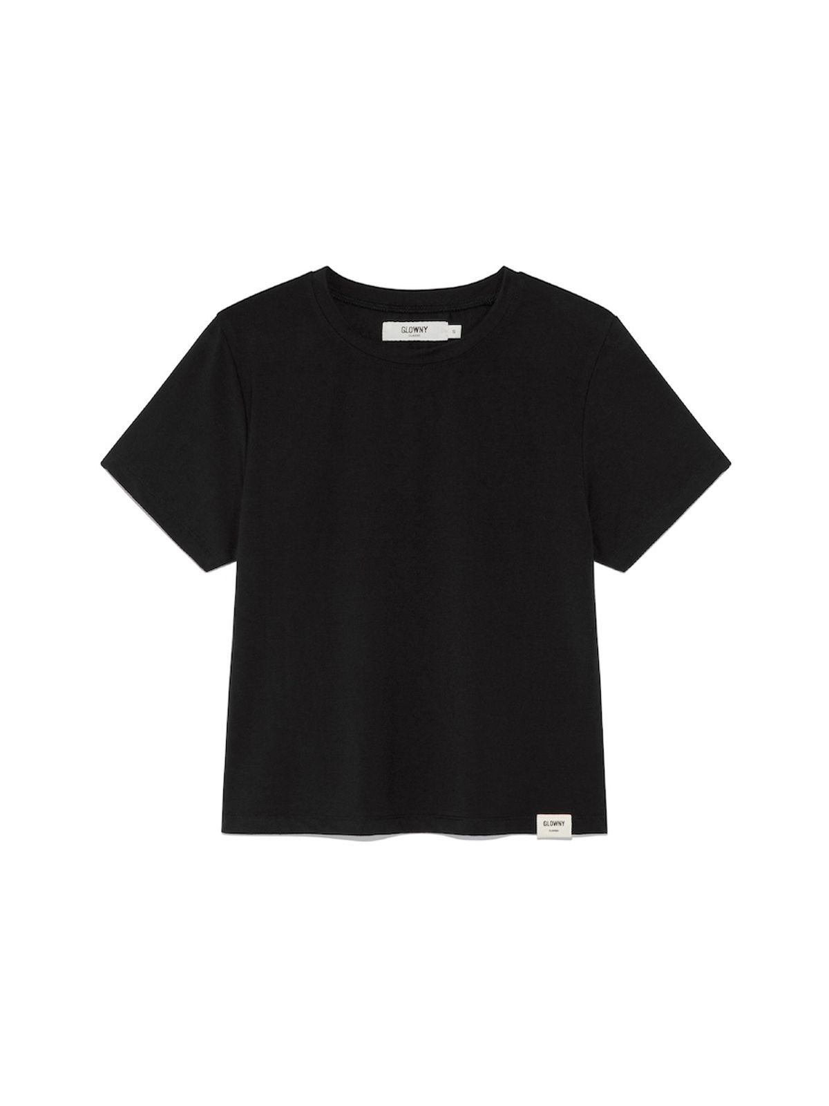 글로니(GLOWNY) G SOFT BABY TEE (BLACK)