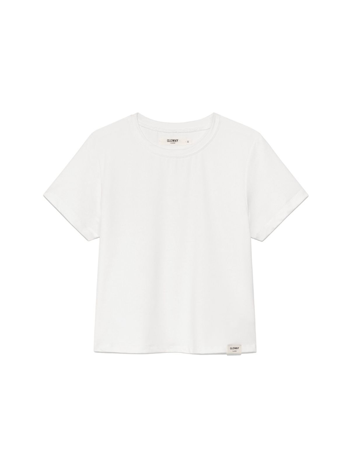 글로니(GLOWNY) G SOFT BABY TEE (WHITE)