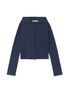 G CLASSIC ESSENTIAL RIB ZIP-UP (NAVY)