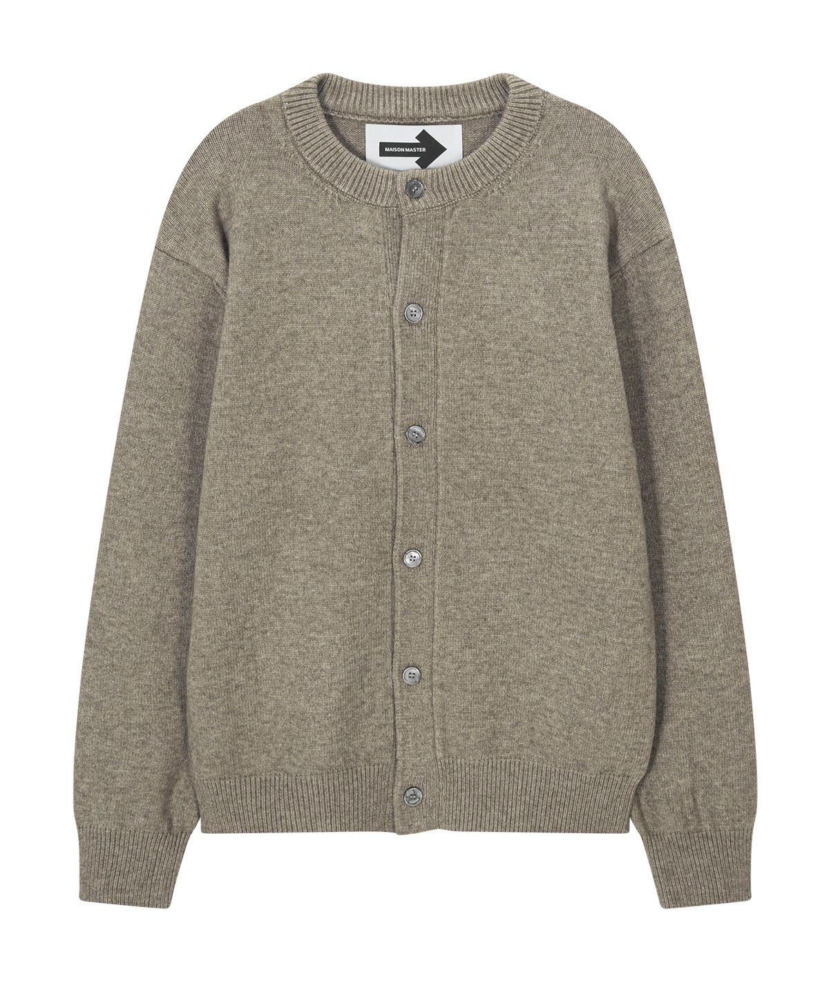 메종마스터(MAISON MASTER) 라운드 가디건 베이지 (round cardigan /beige)
