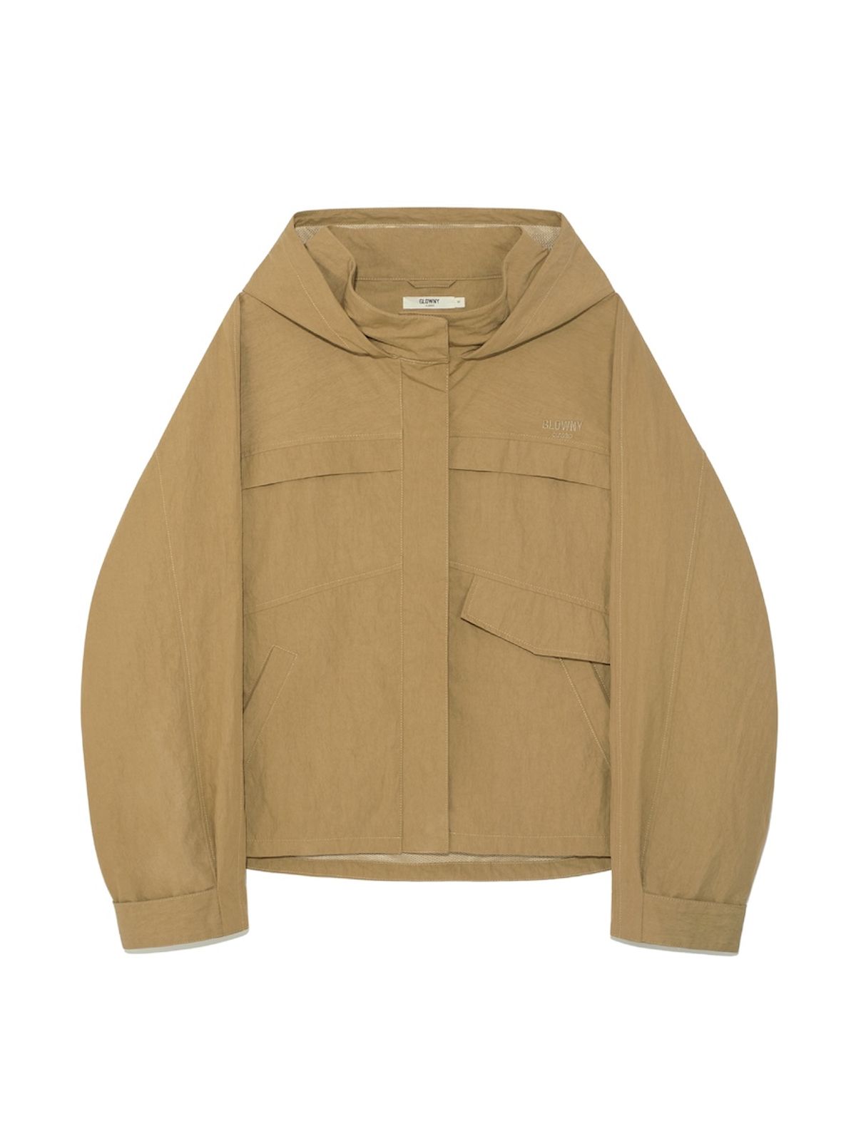 글로니(GLOWNY) G PACKABLE HOOD JACKET (BROWN)