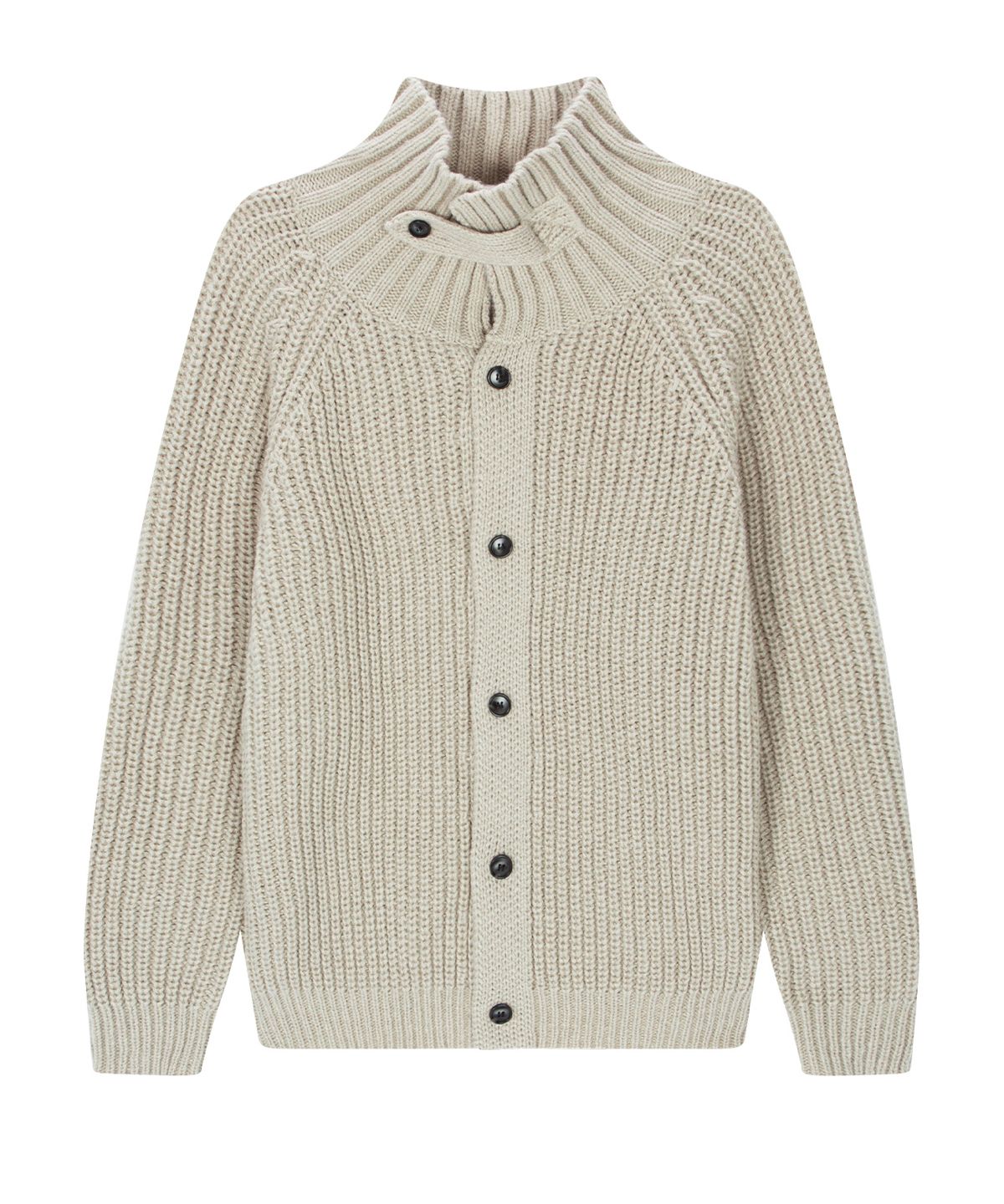 메종마스터(MAISON MASTER) 하이넥 가디건  베이지 (beige)