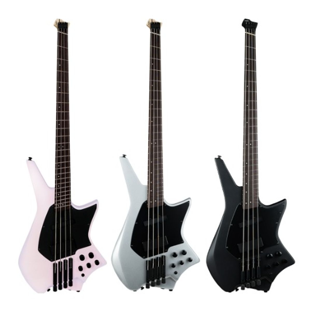 헥스기타(HEXGUITARS) 헤드리스 베이스기타 ZB400 멀티스케일 싱글 험버커 픽업