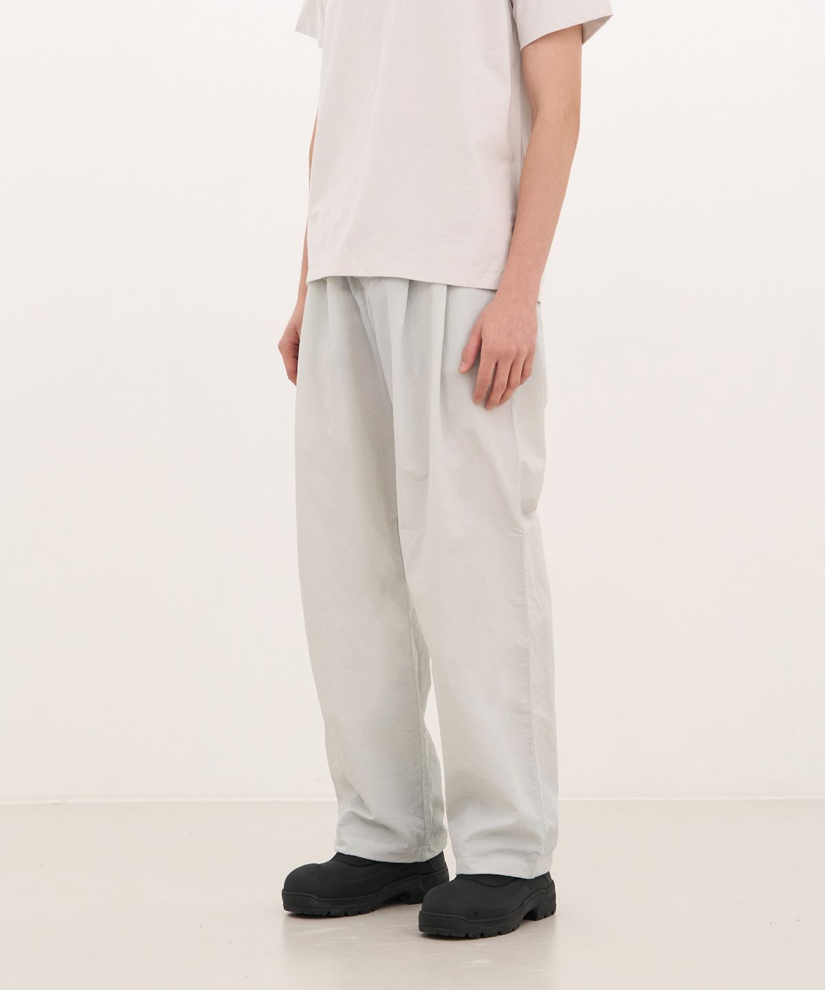 카사카사(KASAKASA) Drawstring Easy Pants Grey