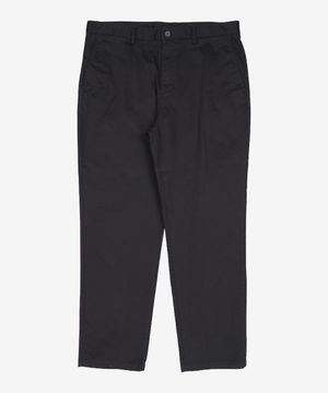 테이퍼드 치노 팬츠 [블랙] 36