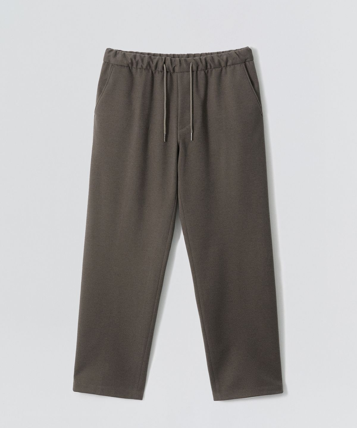 이지오(EZIO) Brushed Banding Pants Khaki Brown
