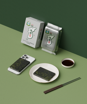 [미니덕트x성경식품]성경김 맥세이프 보조배터리 5000mAh