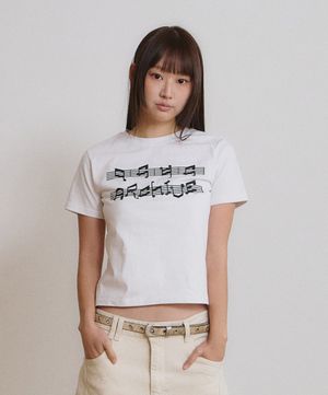 Music Note Print T