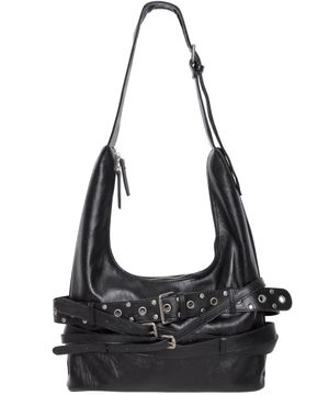 3-Layered Belted Bag (FL-742_Black)