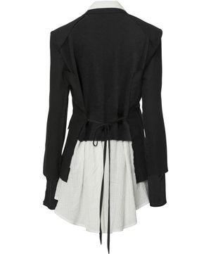 3-Layered Blazer Jacket (FL-050_Black)