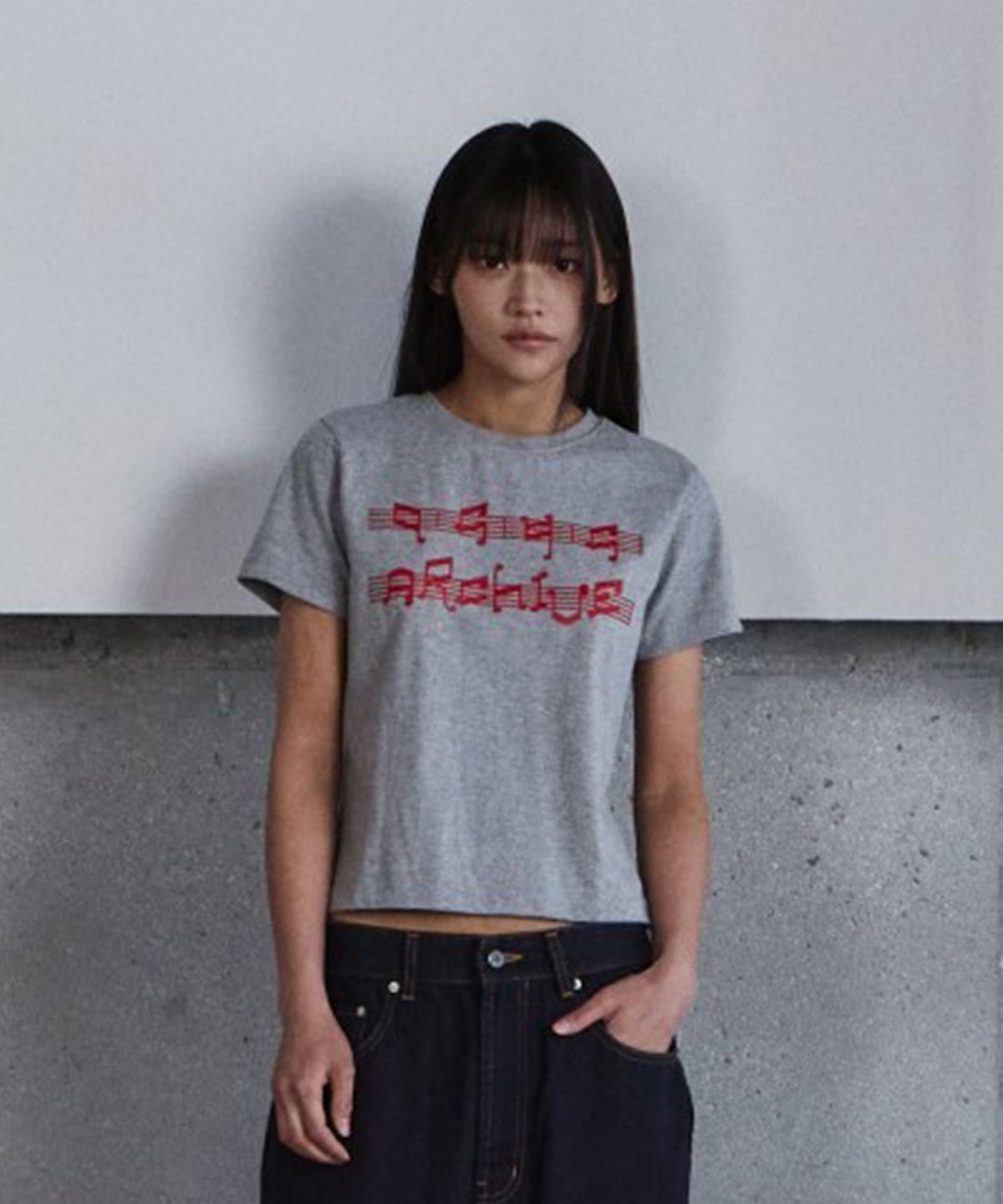 9999아카이브(9999ARCHIVE) Music Note Print T