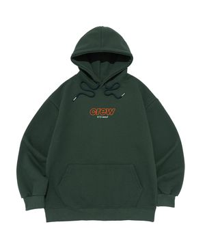 (빅사이즈) 613 크루 후드 티셔츠 (그린)
