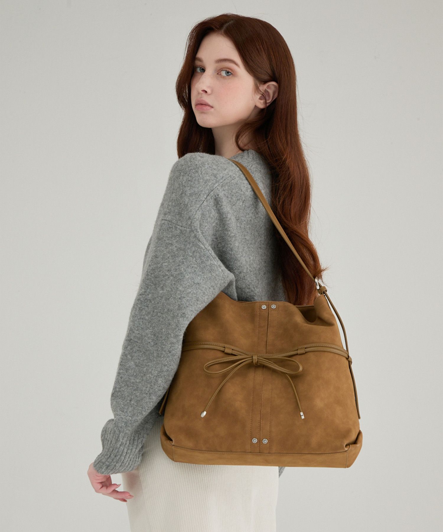 Bucket Baggage】【別注カラー】＜Orange Piece Shoulder ＞ショルダー 