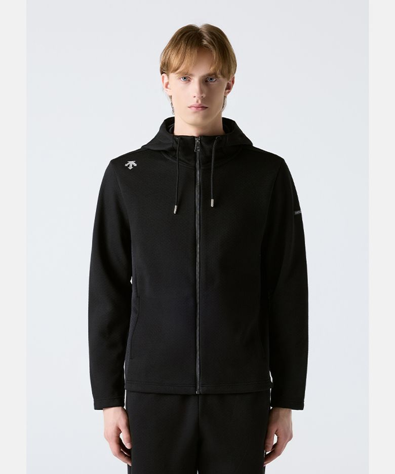 엔지니어드 후드 집업 자켓 블랙 SR121UFT13
