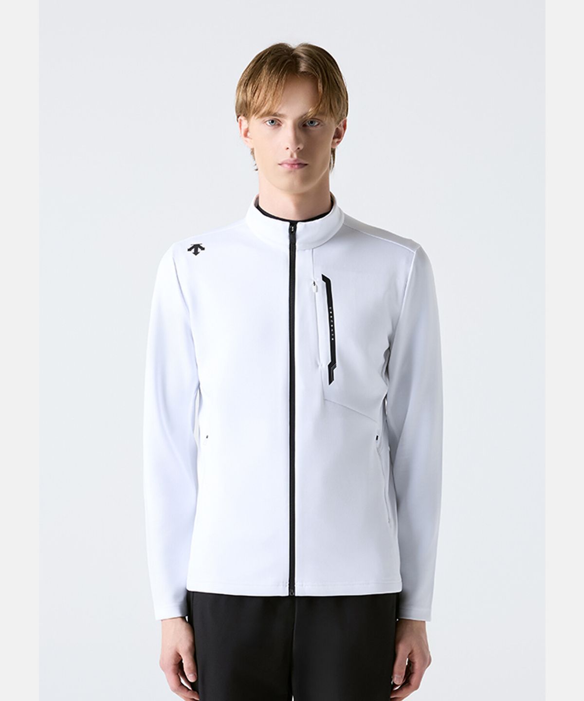 데상트(DESCENTE) 트레이닝 스탠다드 자켓 화이트 SR123TFT13