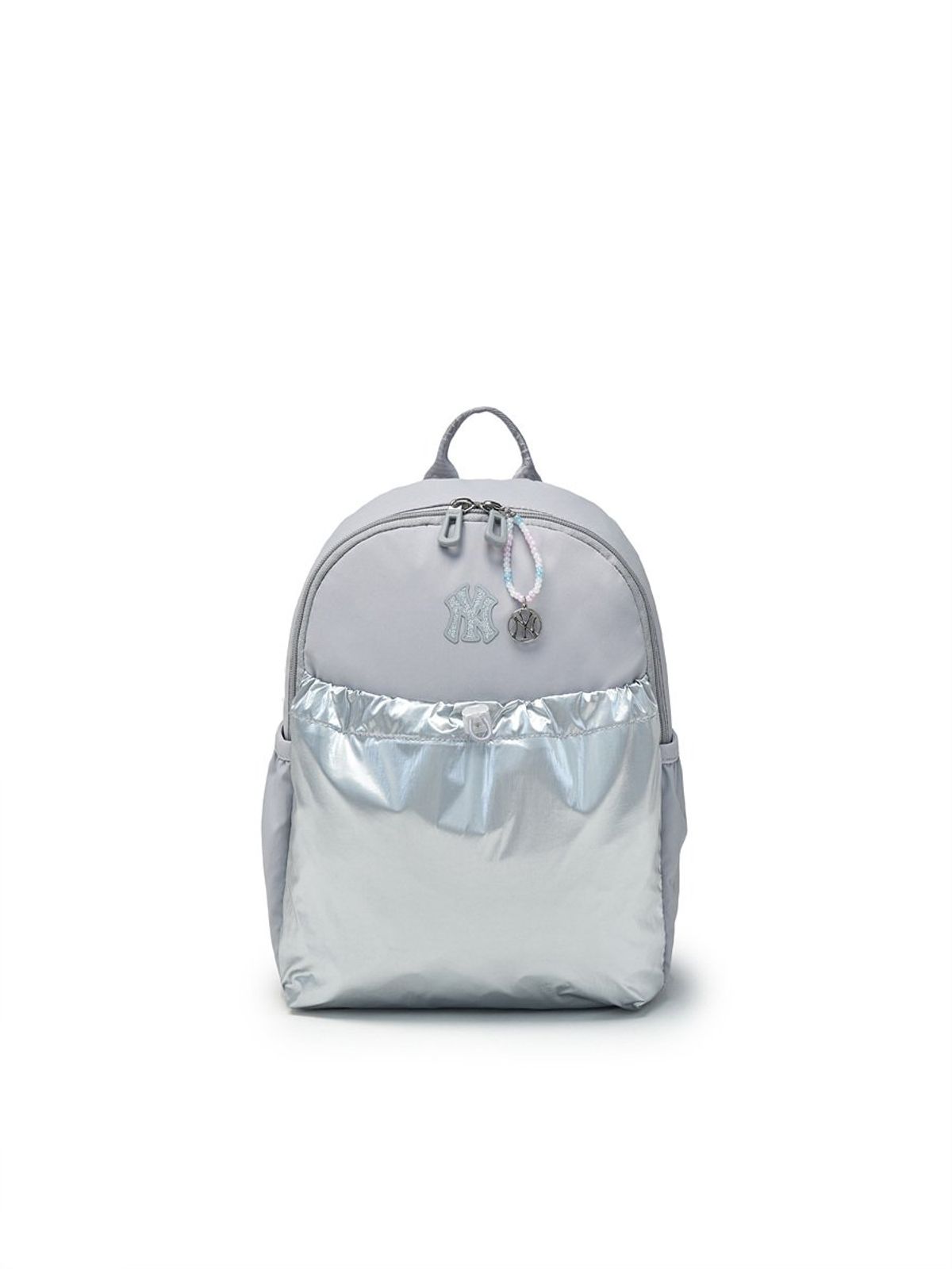 엠엘비 키즈(MLB KIDS) 글로시 스트링 백팩 NY (L.Grey)