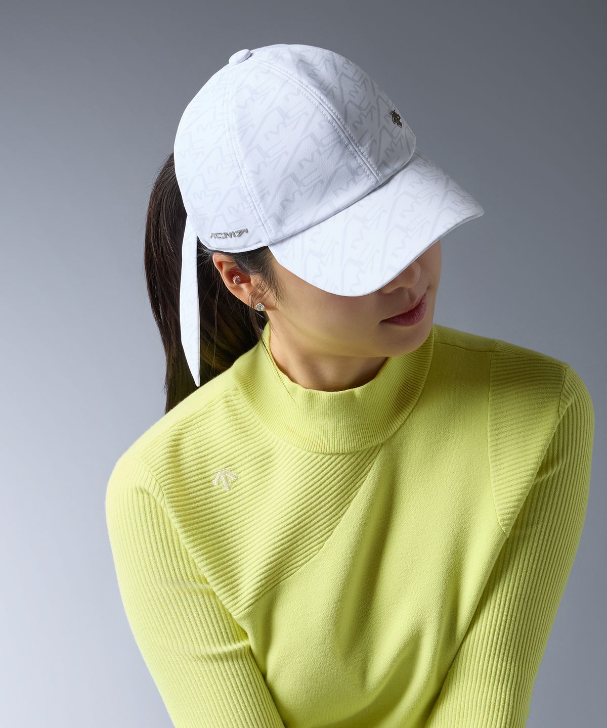 데상트 골프(DESCENTE GOLF) 아크먼트(ACMT) 여성 제로스트레스 리본 캡  DR12WFCP11
