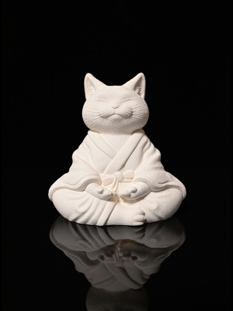 Meditating Cat