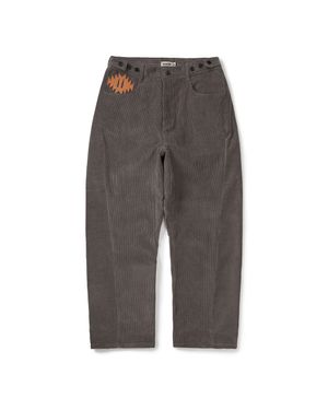 Wonky corduroy pants / Dusty gray