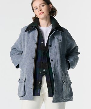 (U) 바버 코튼 비데일 자켓 마리노 BARBOUR COTTON BEDALE JACKET MARINO