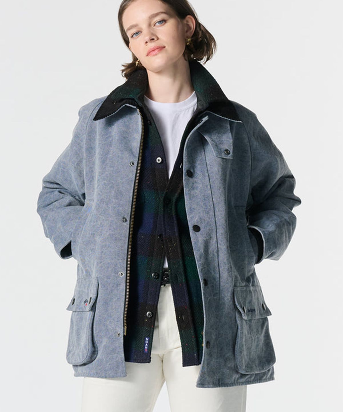 노아(NOAH) (U) 바버 코튼 비데일 자켓 마리노 BARBOUR COTTON BEDALE JACKET MARINO