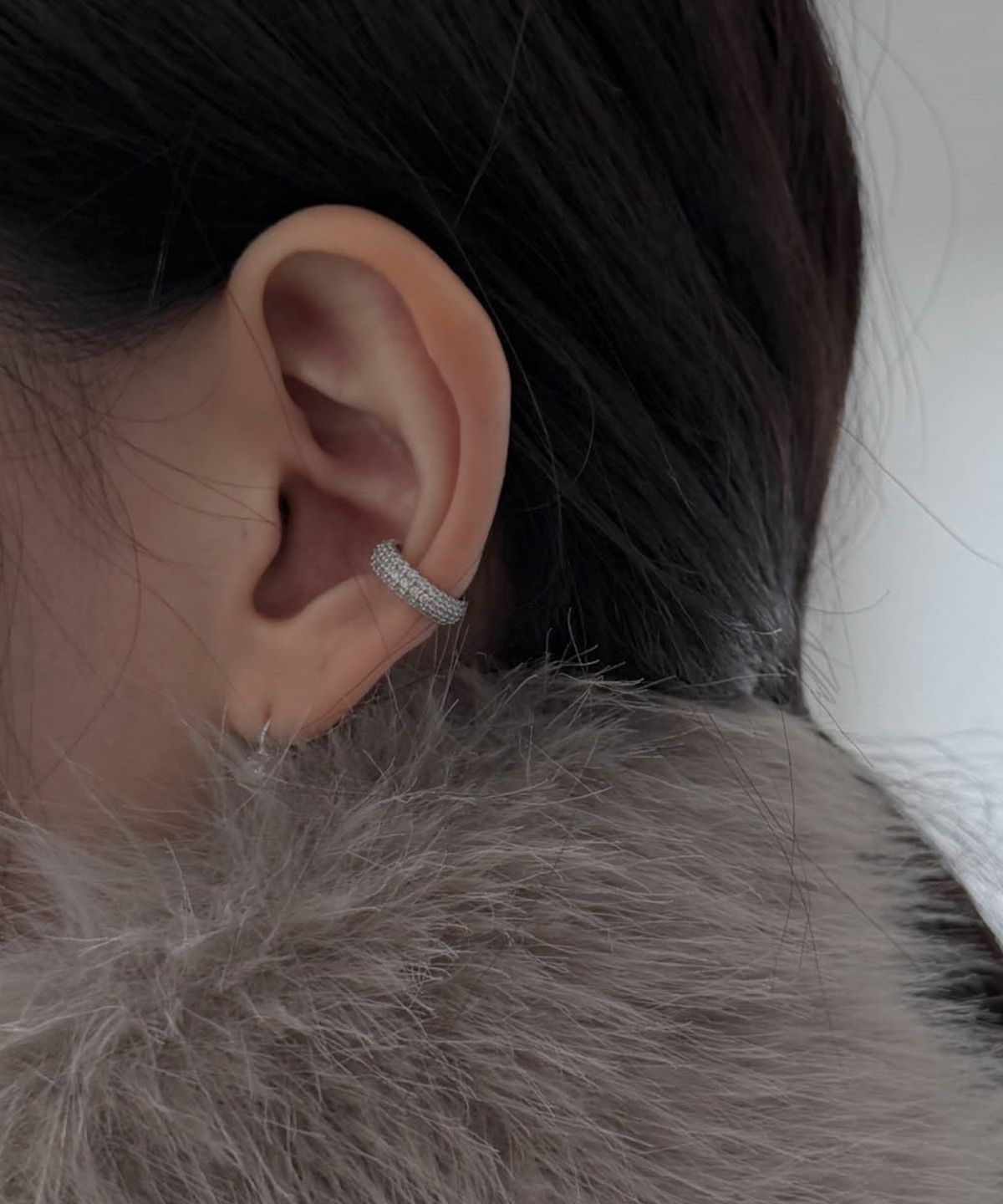 바라두(BARADU) 925 Glow pave earcuff