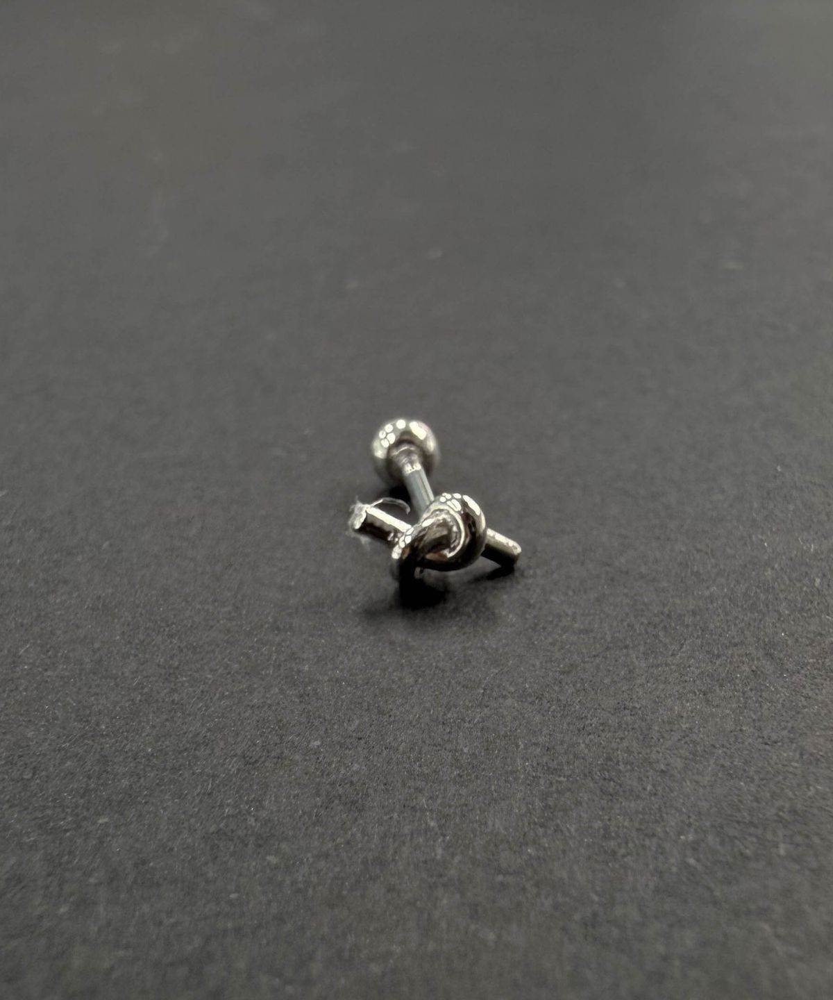 바라두(BARADU) 925 Knot point piercing (single)
